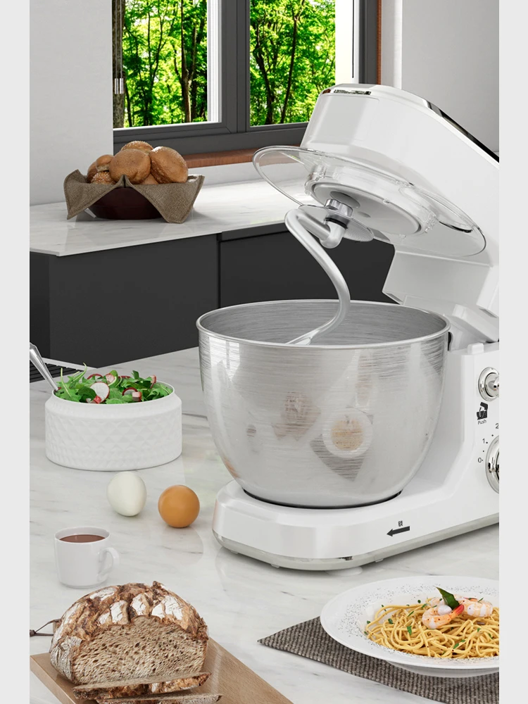 Household 4L Desktop Multifunctional Home Baking Cream 220V Stand Mixer Flour-Mixing Machine Tezgah Mikseri Mezclador De Pie