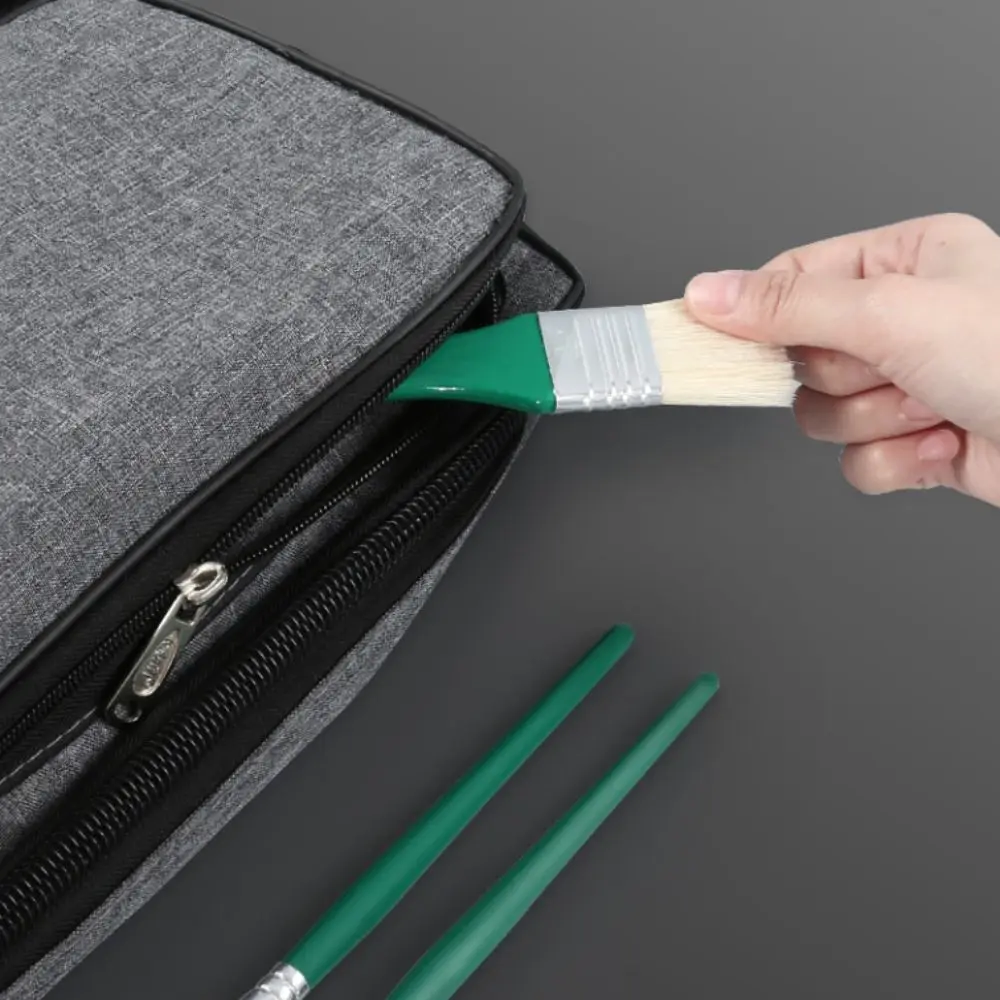 Bolsa de arte de herramientas de dibujo de lona profesional, bolsa de almacenamiento de bocetos impermeable de gran capacidad, mochila de lona duradera para artista, viaje