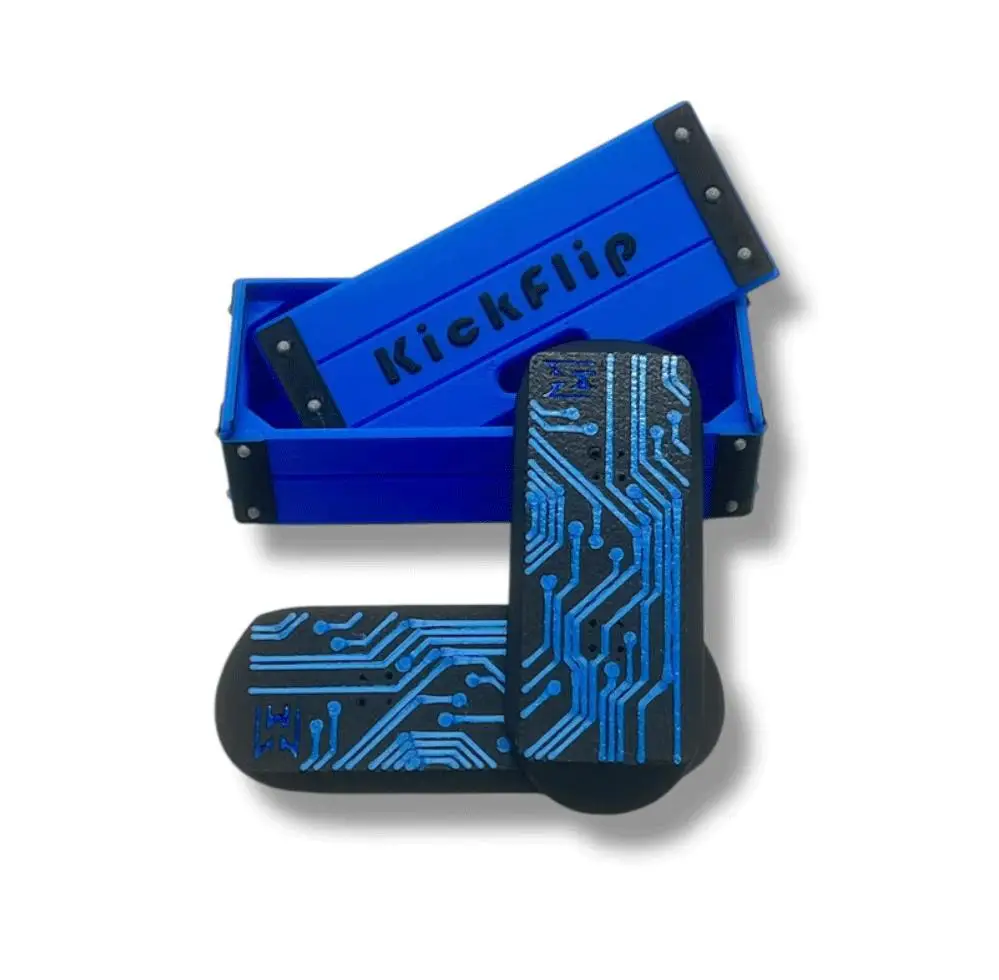 Neues Kickflip Magnetisches Skateboard Mini Finger Skateboard 3D Gedrucktes Spielzeug Freizeit Stressabbau Magnet Puzzle Geschenk für Freund – Detail 7