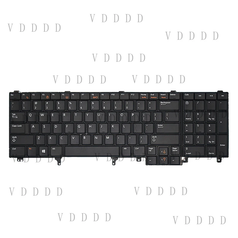 Z For Dell E6520 E5520 M4600 M6600 E5530 E6530 M4700 M6700 English Keyboard