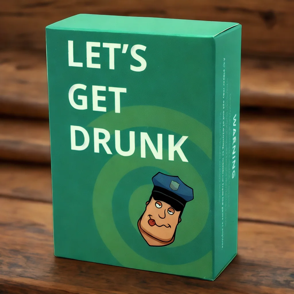 Let's Get Drunk Deck Drinking Game 2-8 Players Ages 21+ Cards Family Fun