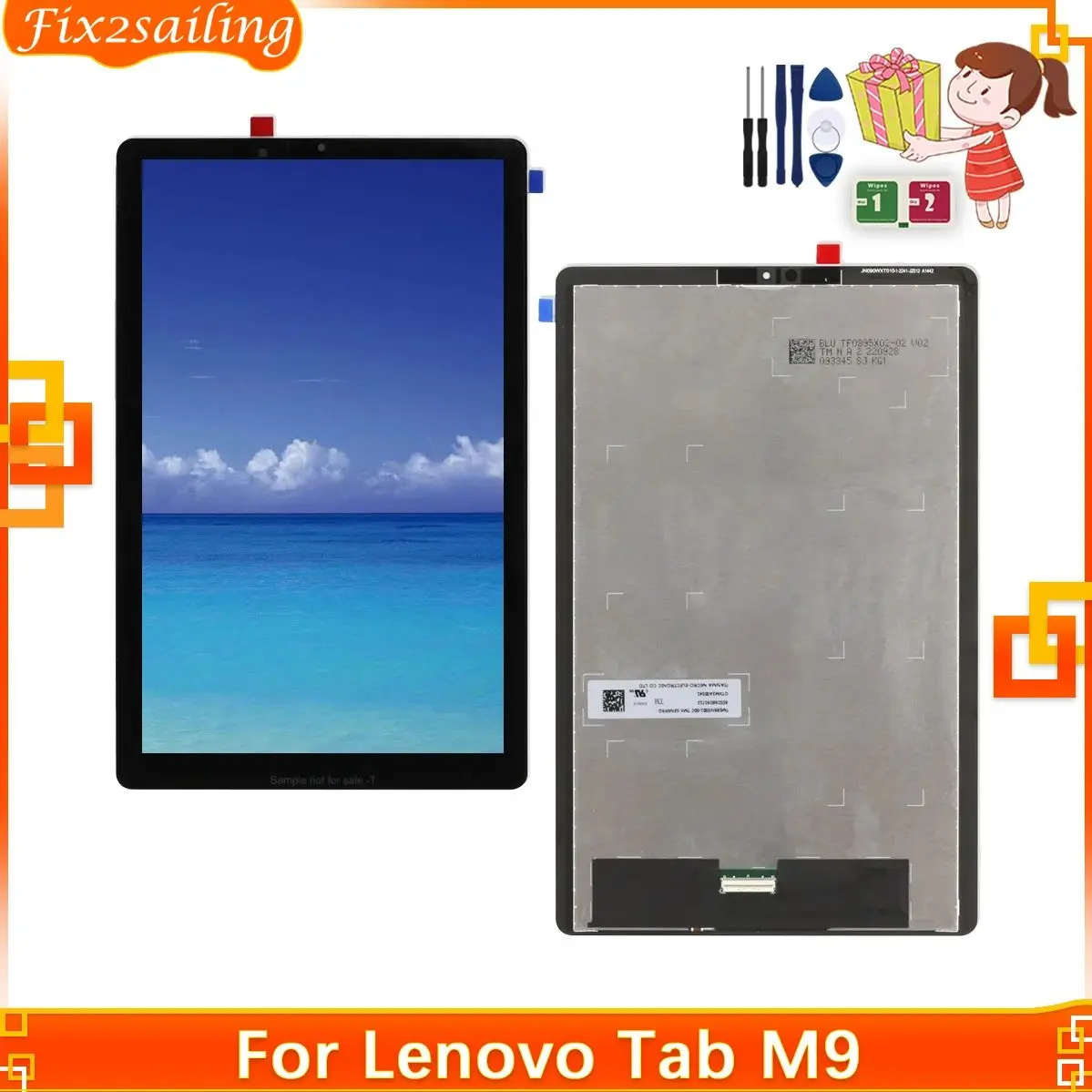 9\'\' For Lenovo Tab M9 TB-310FU TB-310XU TB310XC TB310FU Touch Screen Digitizer Display Assembly Replacement Parts LCD