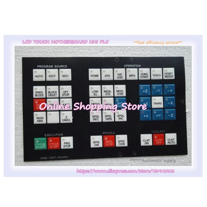 New A98L-0001-0524 J Operation Panel Keypad A98L-0001-0524#J Key Pad Key Panel In Stock