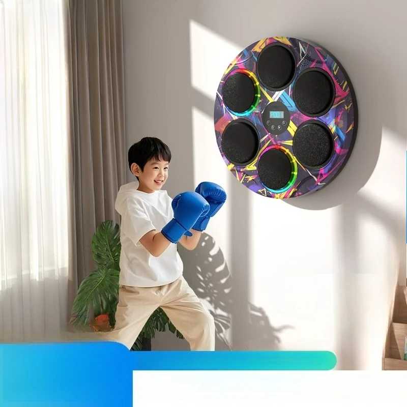 Intelligent music boxing machine sandbag wall target sensory integration training equipment