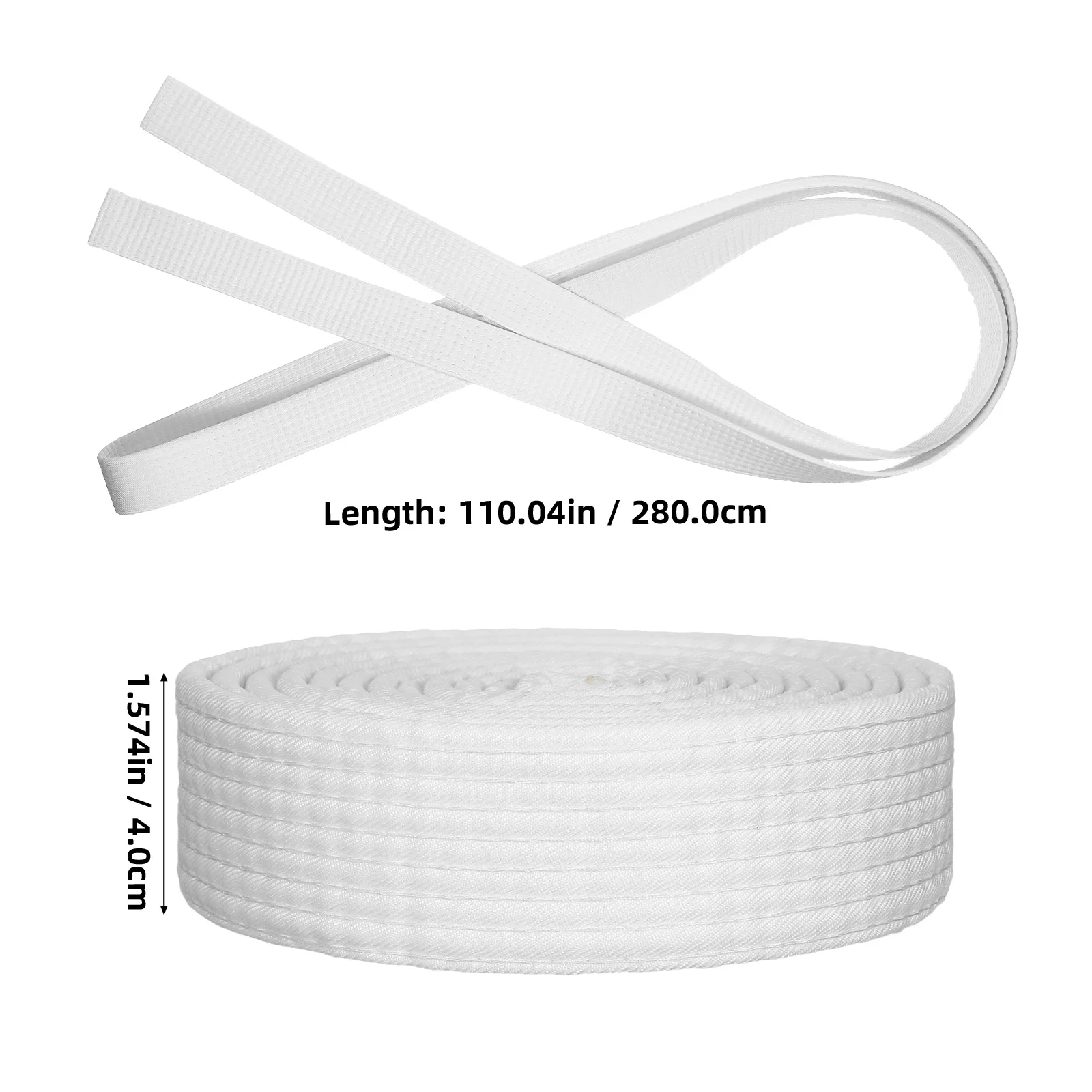 1 قطعة حزام التايكوندو الكاراتيه فنون الدفاع عن النفس حزام خصر خفيف الوزن بسط معدات التدريب للرجال النساء الجودو موحدة اللياقة البدنية