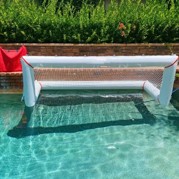 

Inflatable Water Polo Goal Customized Pvc Sports Water Ball Game Field Court