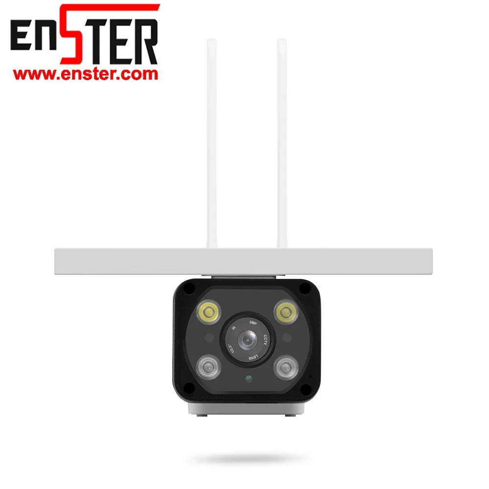 Newest Enster outdoor 1080P solar powered surveillance security wifi camera