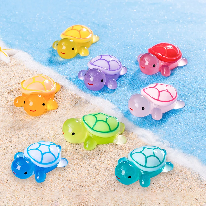 Modèle de tortue Shoy, décor de paysage micro, maison de courses, ornements de jardin, accessoire de boîte surprise, poisson de bureau, décor précieux, jouet, 5 pièces