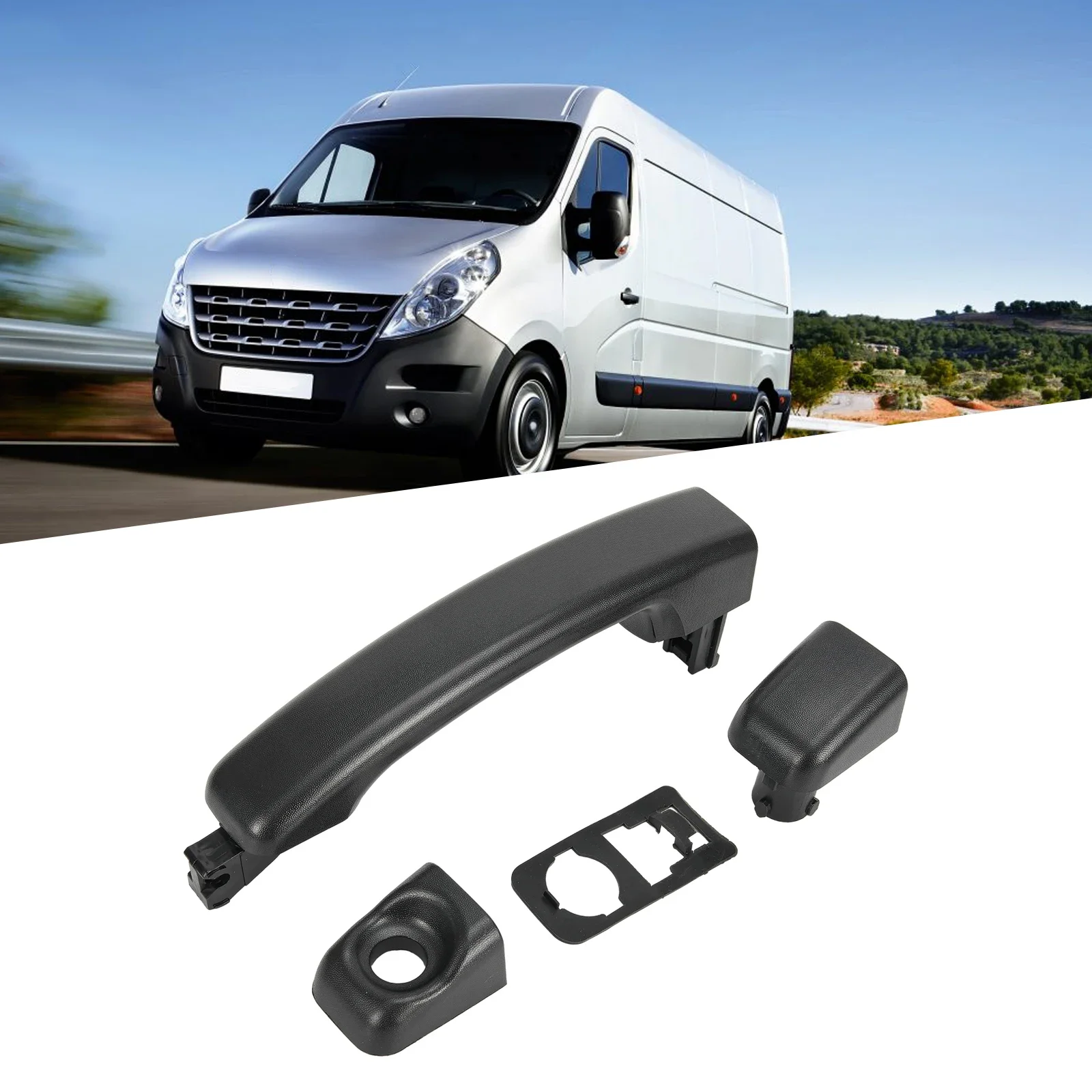 1set Exterior Sliding Door Handle FOR Vauxhall Vivaro B Trafic III For Vauxhall/Opel Vivaro B 2015-2019 #95518889