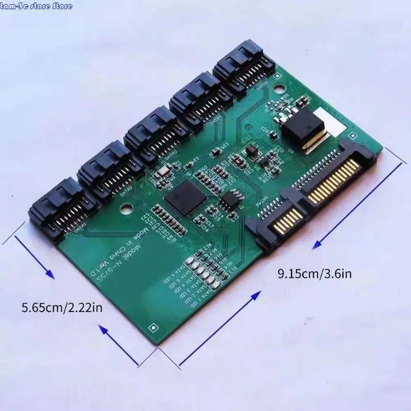 D0UA PM مضاعفات المنفذ المقسمة JMB575 1 إلى 5 محولات محولات المنفذ المقسمة