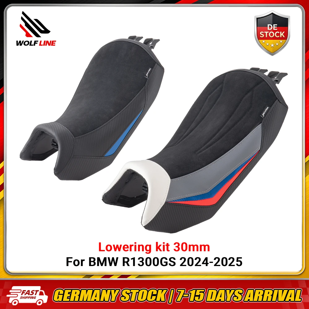 Image of WOLFLINE Vordersitzkissen für BMW R1300GS 2024-2025 Tieferlegungssatz 30mm Fahrer-Beifahrer-Komfortpolster für den täglichen Pendelverkehr
