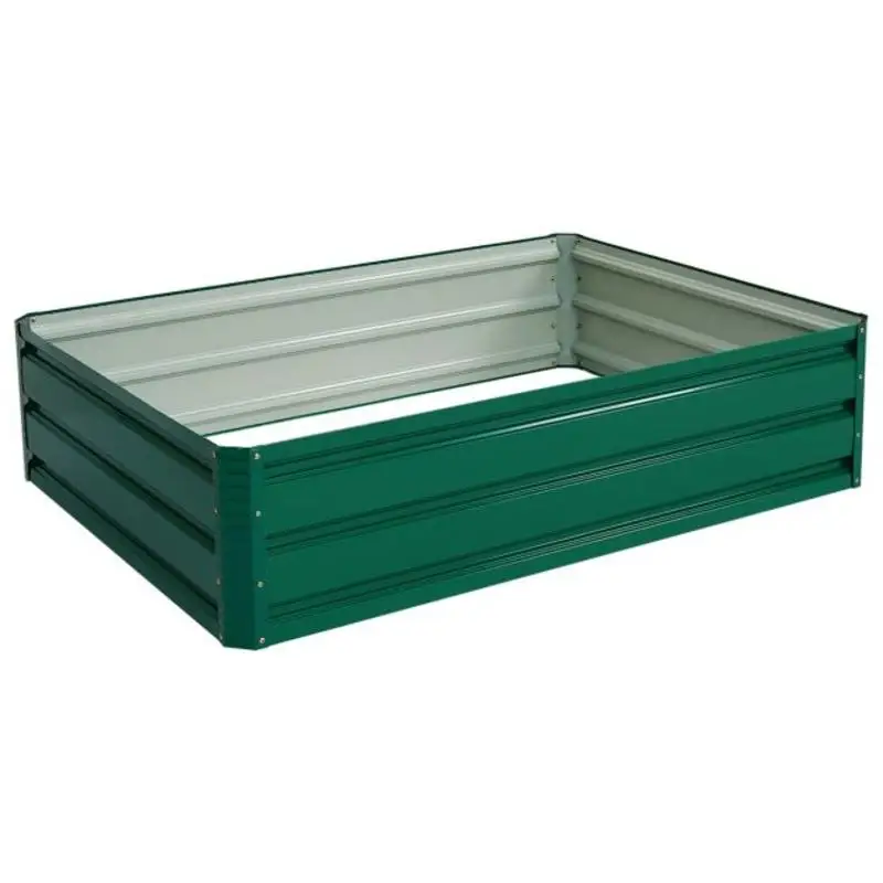 Outdoor Metal Raised Garden Bed Elevated Planter Box