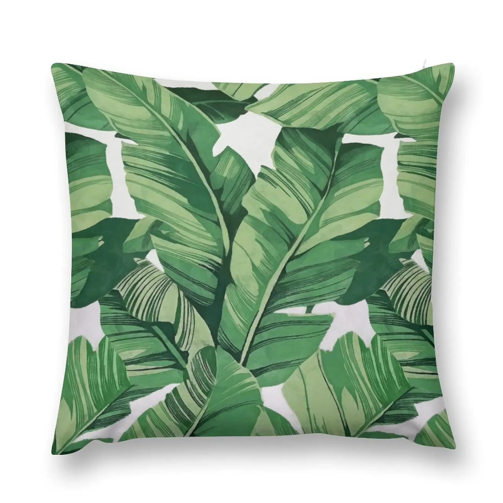 

Tropical banana leaves VI Throw Pillow Ornamental Pillow pillows decor home pillow