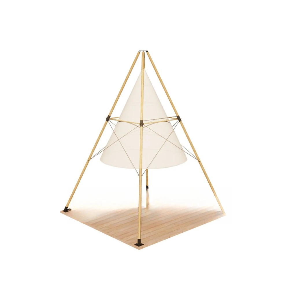 

Internet celebrity lantern tent outdoor resort camp landscape hanging tent barbecue restaurant cone pyramid