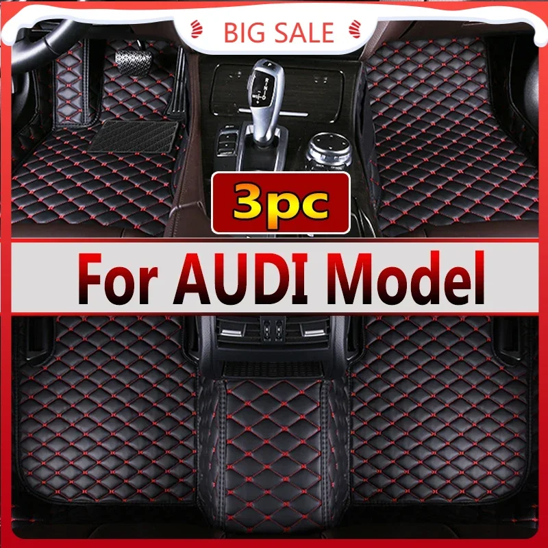 Car Floor Mats For AUDI Q2 Q3 8U Q5 8R Q7 R8 S1 S3 Convertible S4 S5 8T Cabriolet S6 C6 C7 S7 SQ5 8R SQ7 Car Accessories