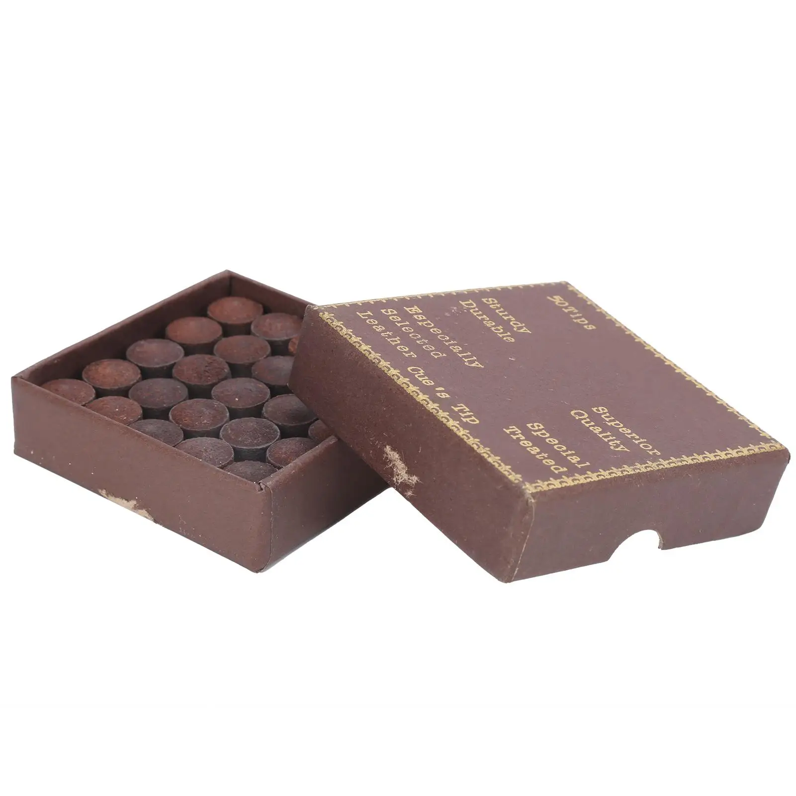 

Кожаные насадки для бильярдных киев, практичные темно-бордовые насадки для снукера и бильярдных кий высокой плотности