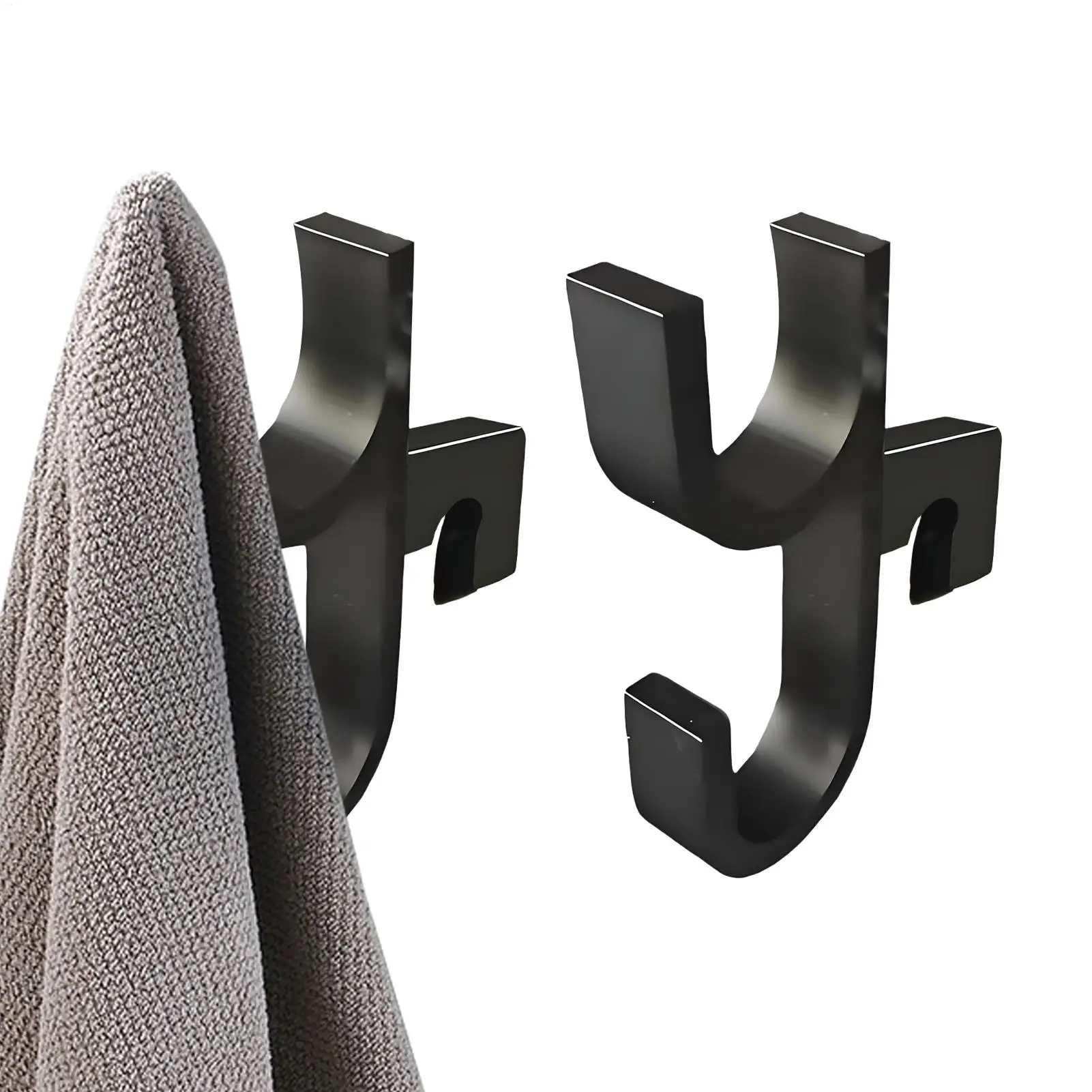 2pcs Car Umbrella Holder Trunk Mount Plant Towel Hook Trunk Mount Plant Towel Hook Car Seat-Back Hook Vehicle Purse Hanger