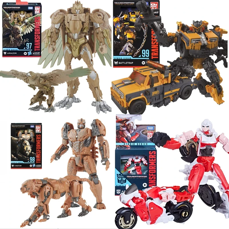 Hasbro Transformers Action Figure, Nível Deluxe, Ss99 Battletrap Ss101, Scourge Ss98 Cheetor, Coleção Hobby, Presente de Aniversário