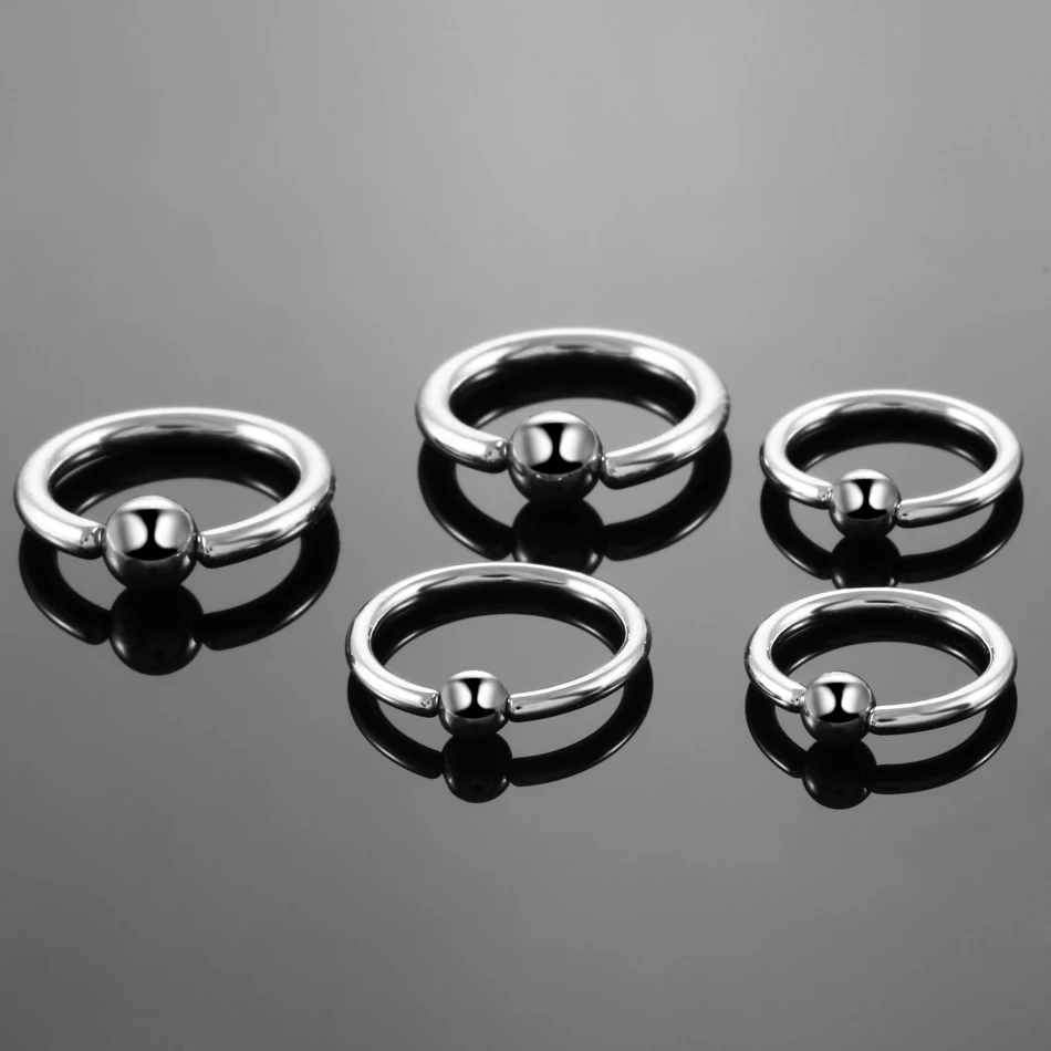 1PC Titanium Captive Bead Ring Closer Ring Nose Lip Septum Hoops Ear Tragus Helix Cartilage Daith Earring Piercings for Women