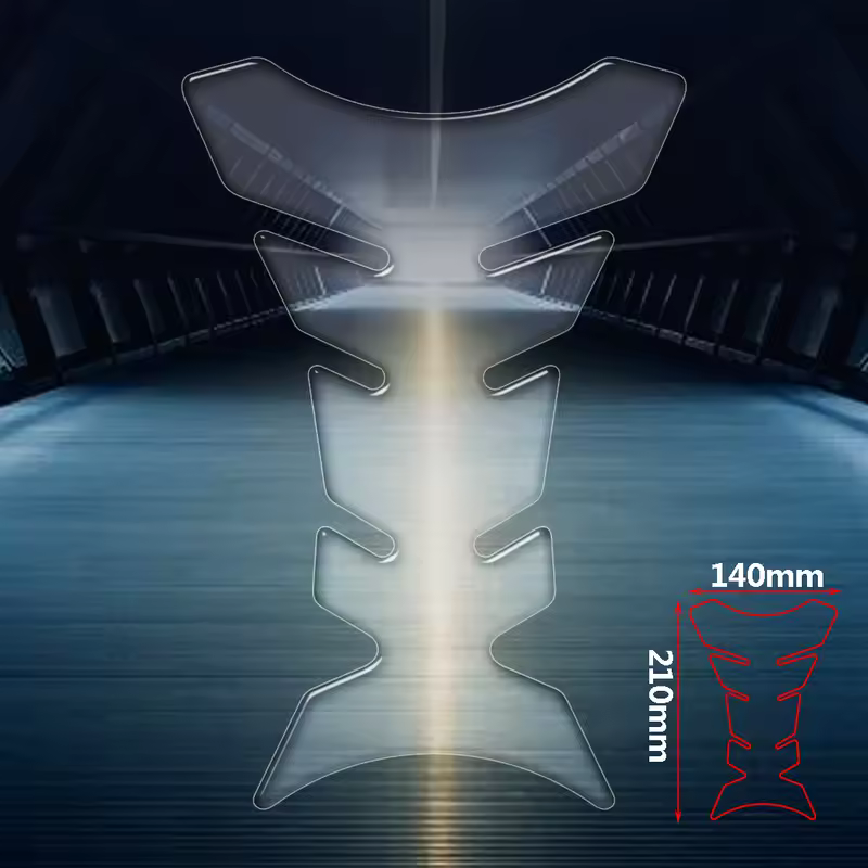Transparent Resin Tank Pad Protector Universal for Motorbike for Kawasaki Honda CBR Suzuki GSXS GSXR Yamaha etc - Image 4