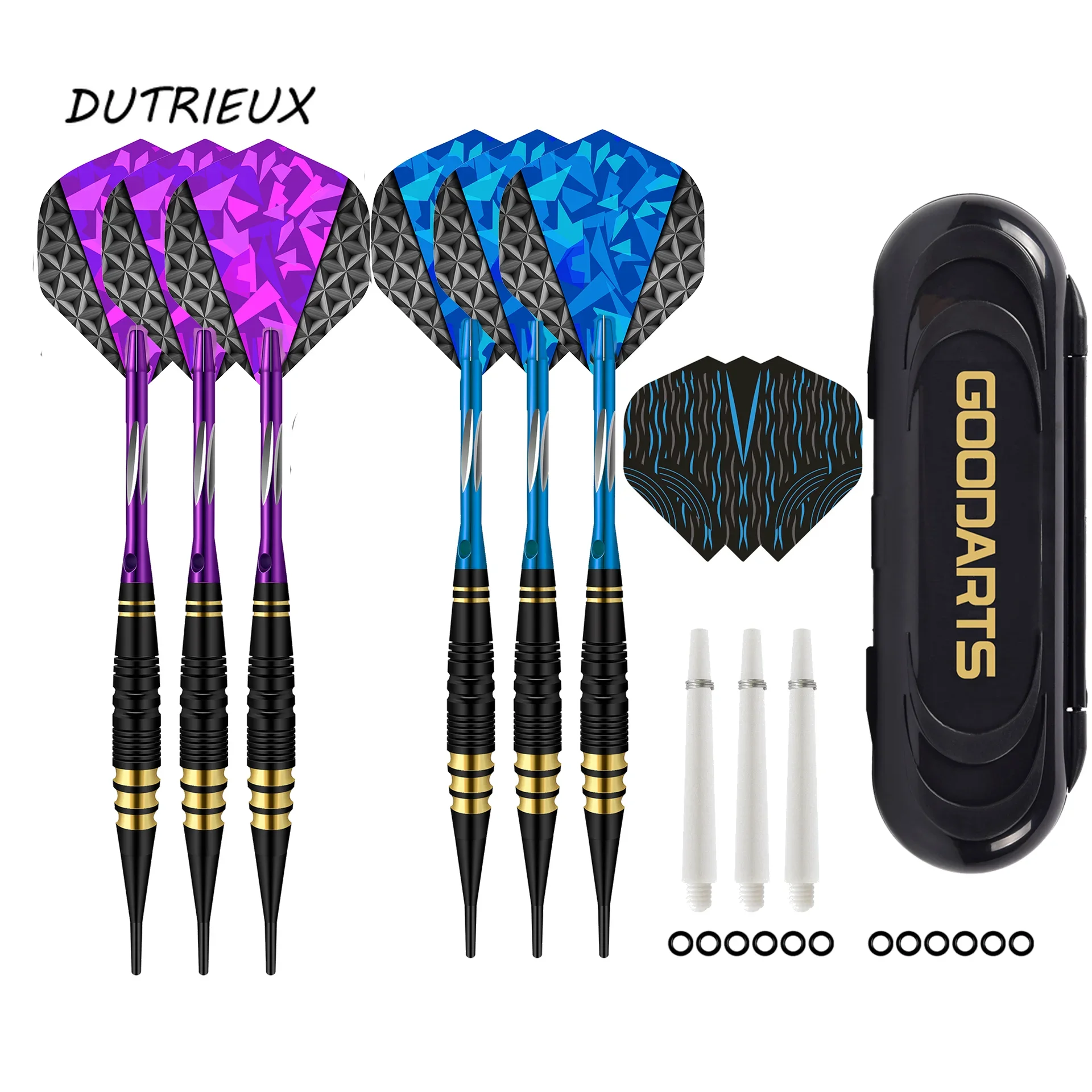 18g Soft Tip Darts Fine Brass Darts Bar Entertainment Toys Personal Family Leisure Relaxing Darts Game 3pcs