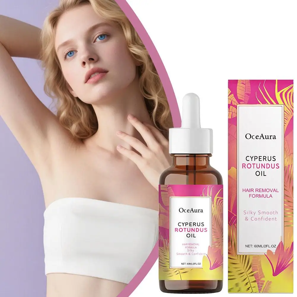 كريم إزالة الشعر الطبيعي تليين الذراع الساق الإبط نمو الشعر تأخير مزيل الشعر الخفيف تعزيز الجلد الناعم بعد الحلاقة النفط 60 مللي #2