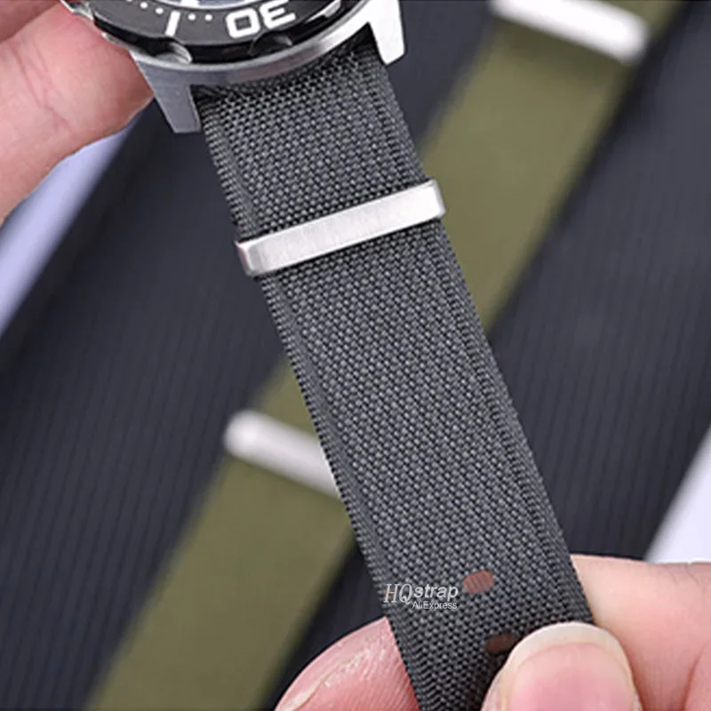 Solid Buckle Nylon Watch Band 18mm 22mm 20mm Universal Strap for Seiko Bracelet for Rolex Gaxye Watch 4 5 3 Watch Accessories