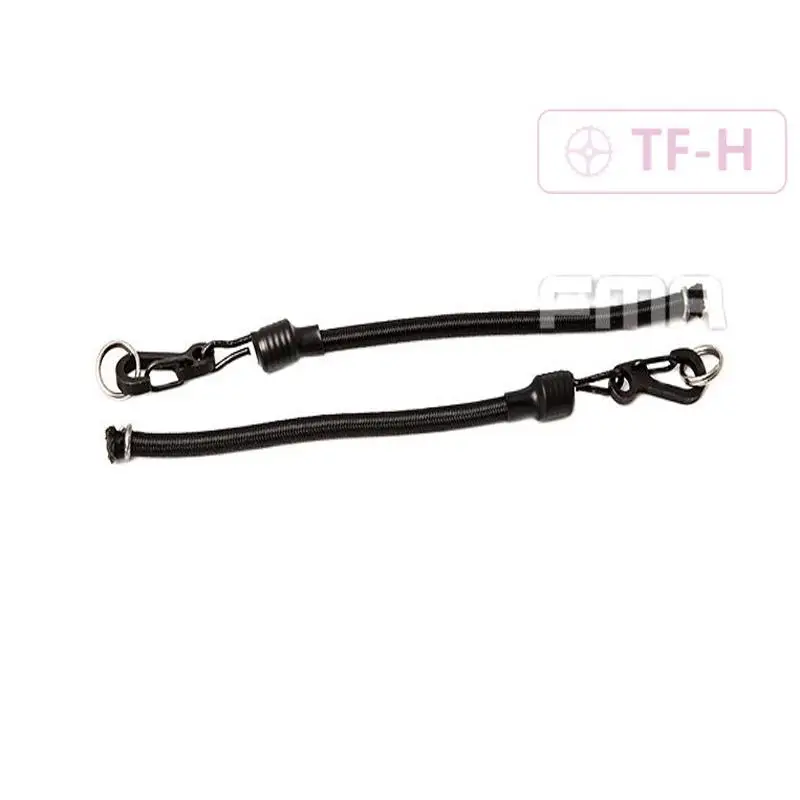 FMA Tactical Replacement Bungees Elastic Rubber Band Cord String Hook Fixed NVG Buckle for NVG VAS ARC ACH style helmet TB1252