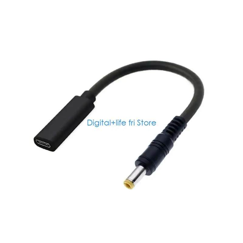 E06D 15cm Length USB C/Type-C PD to 12V 3.5/4.0/4.8/5.5/6.3/6.4mm Power Converter Cord for Router CCTV Camera