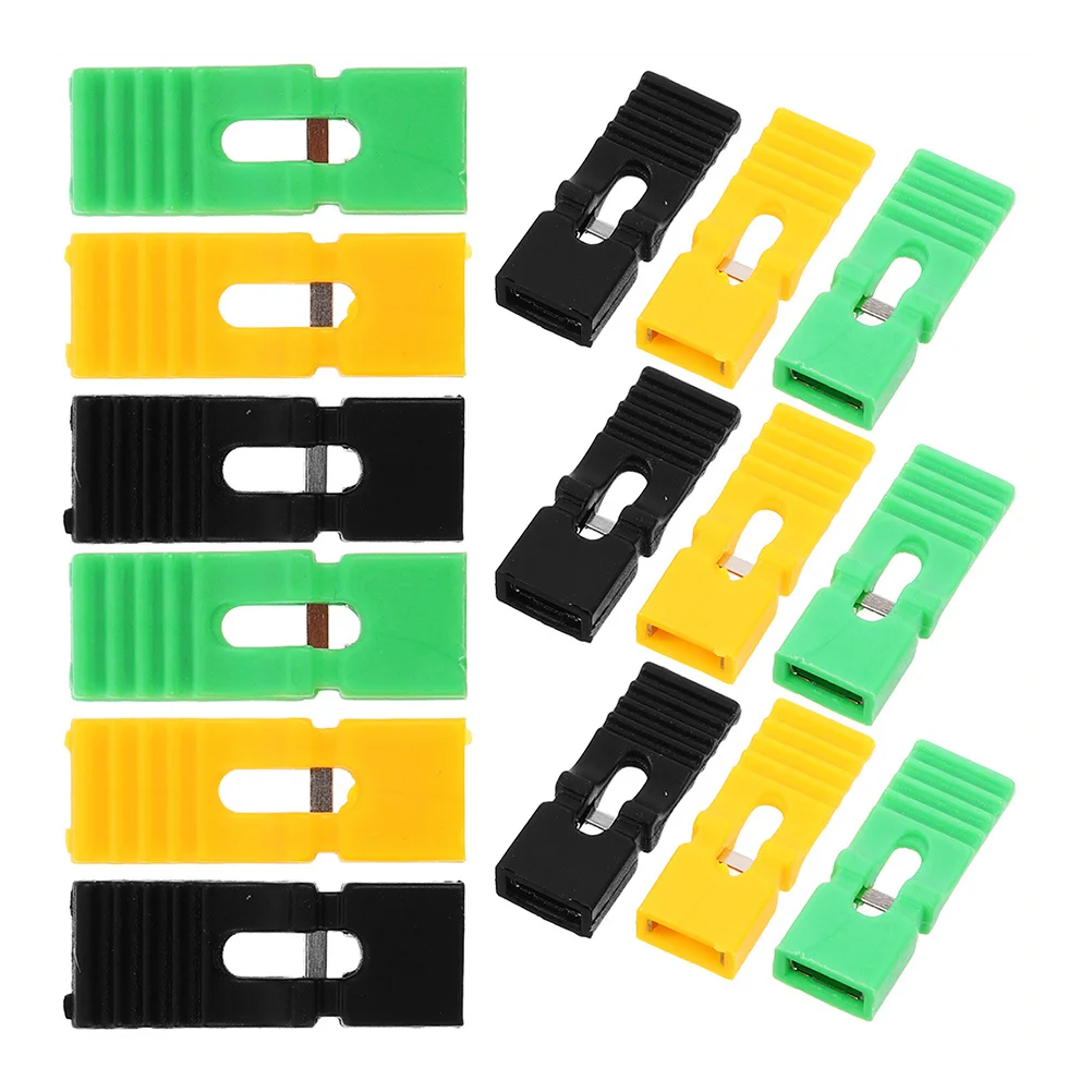 

30pcs 54Mm Jumper Caps Black Green Yellow For Hard Drive Dvd Drive Circuit Board Diy Electronics Portable Audio Video Devices