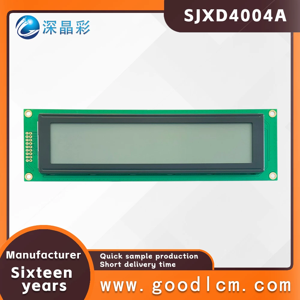 Promotieprijs Groot Formaat 40X4 Lcd-Scherm Sjxd4004a Monochromatisch Karakter Lcd-Module Met Backlight Aip31066 Driver