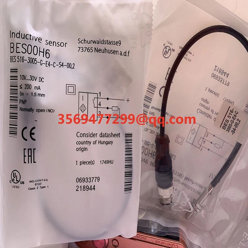 

Proximity switch BES00H8 BES 516-3005-G-E4-C-S4-00,5 Brand new original spot