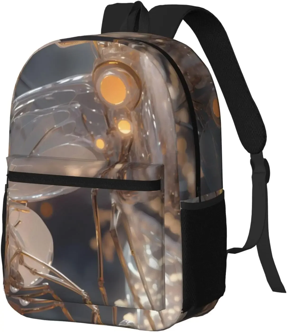 Afbeelding 3: Transparante dieren Laptoprugzak 17-inch modieuze schooltas geschikt voor kantoor, studeerkamer, korte reizen