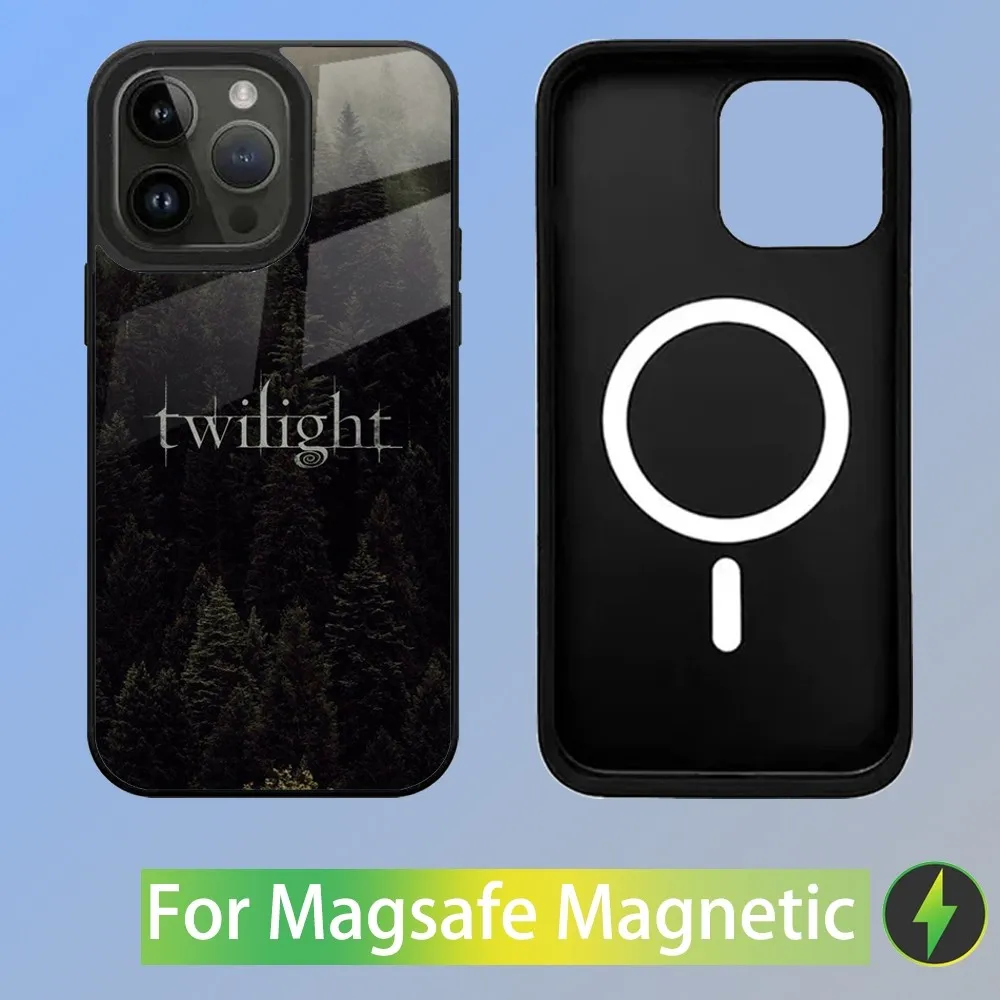 T-Twilight TV Series Phone Case For iPhone 15,14,13,12,11,Plus,Pro,Max Mini Magsafe Magnetic Wireless Charging