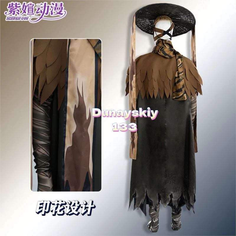 Limbus Company Xiancai bête noire coq Cosplay perruque Costume Anime jeu personnage Halloween fête carnaval tenue