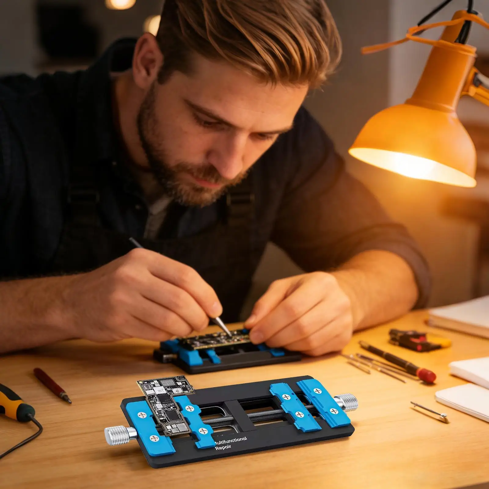 

Зажим для ремонта телефонов, гибкий, нескользящий, для крепления смартфона, оборудование для пайки, для ремонта материнских плат телефонов, для мастерских и ремонтных центров