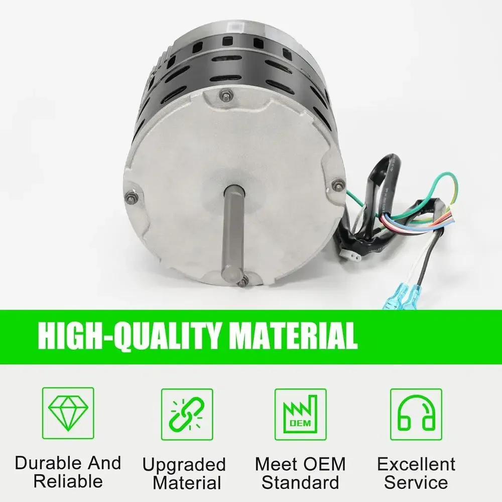 ZWK702B5388701 Ovenventilatormotor 1/2HP 208230V 5060Hz 1050 RPM Compatibel met Intertherm Gibson Frigidaire Tappan Philco