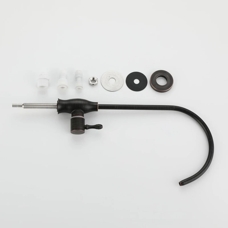 Kitchen Water Filter Faucet Single Cold Water Faucet 1/4 3/8Inch Hose Reverse Osmosis Filters Parts Purifier Direct Drinking Tap