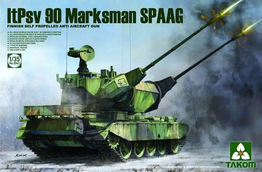 Takom 1/35 2043 ItPsv 90 Marksman SPAAG