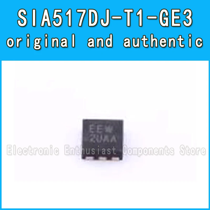 

10PCS/Lot SIA517DJ-T1-GE3 EEW SIA517DJ QFN-6 IC MOSFET N/P-CH 12V 4.5A IC