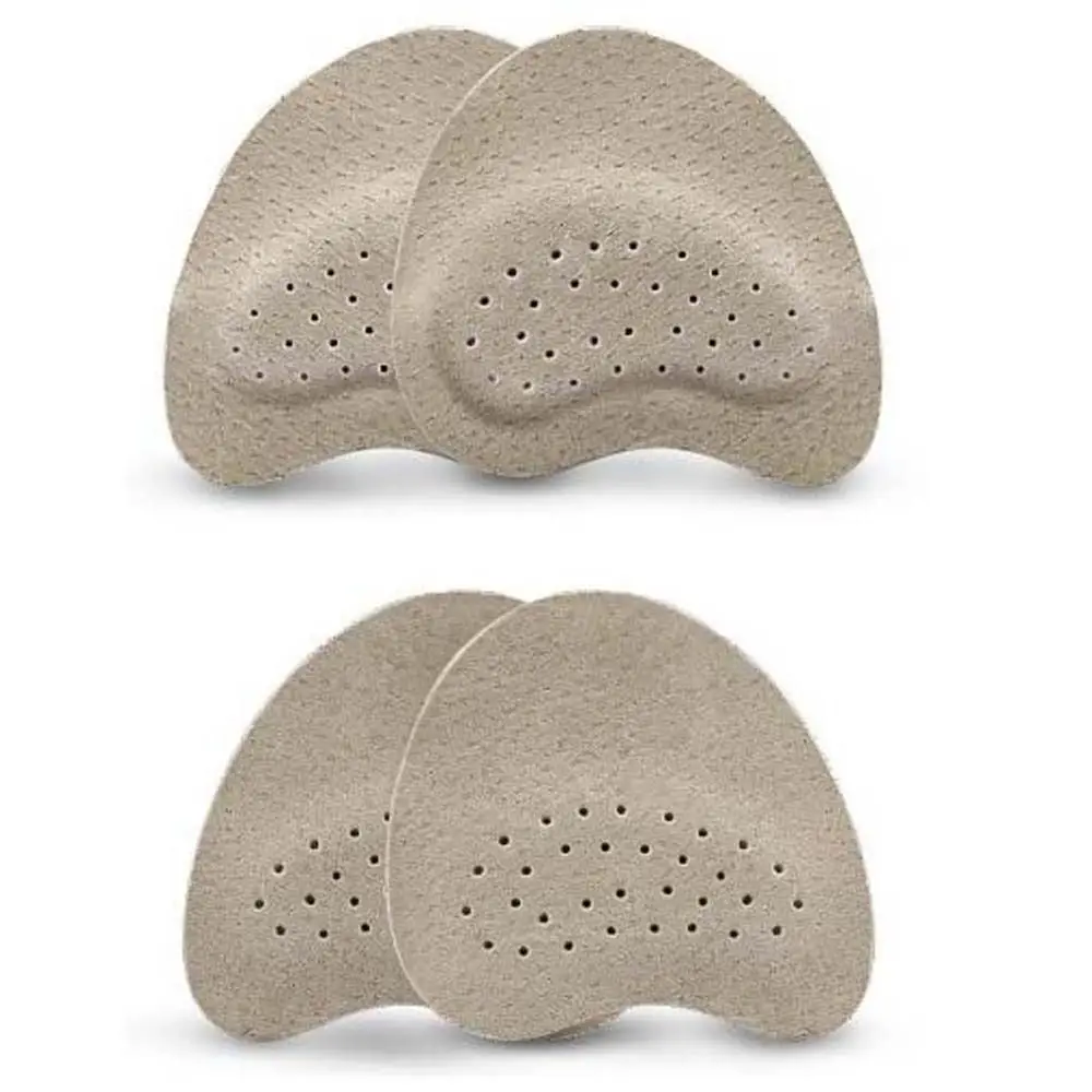 Schoenen met hoge hak Voetverzorgingshulpmiddelen Halve meter inlegzolen Voorvoetkussentjes Hakken Patch Voetboogkussen Lederen massage-inlegzolen