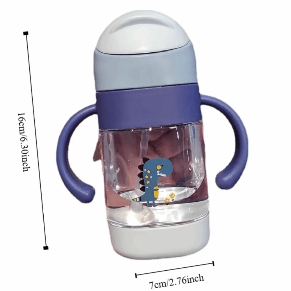Anti Choking Sippy Cup Leak Proof Easy Grip Water Cup Cartoon Anti Falling Learning Drinking Cup Learning To Drink