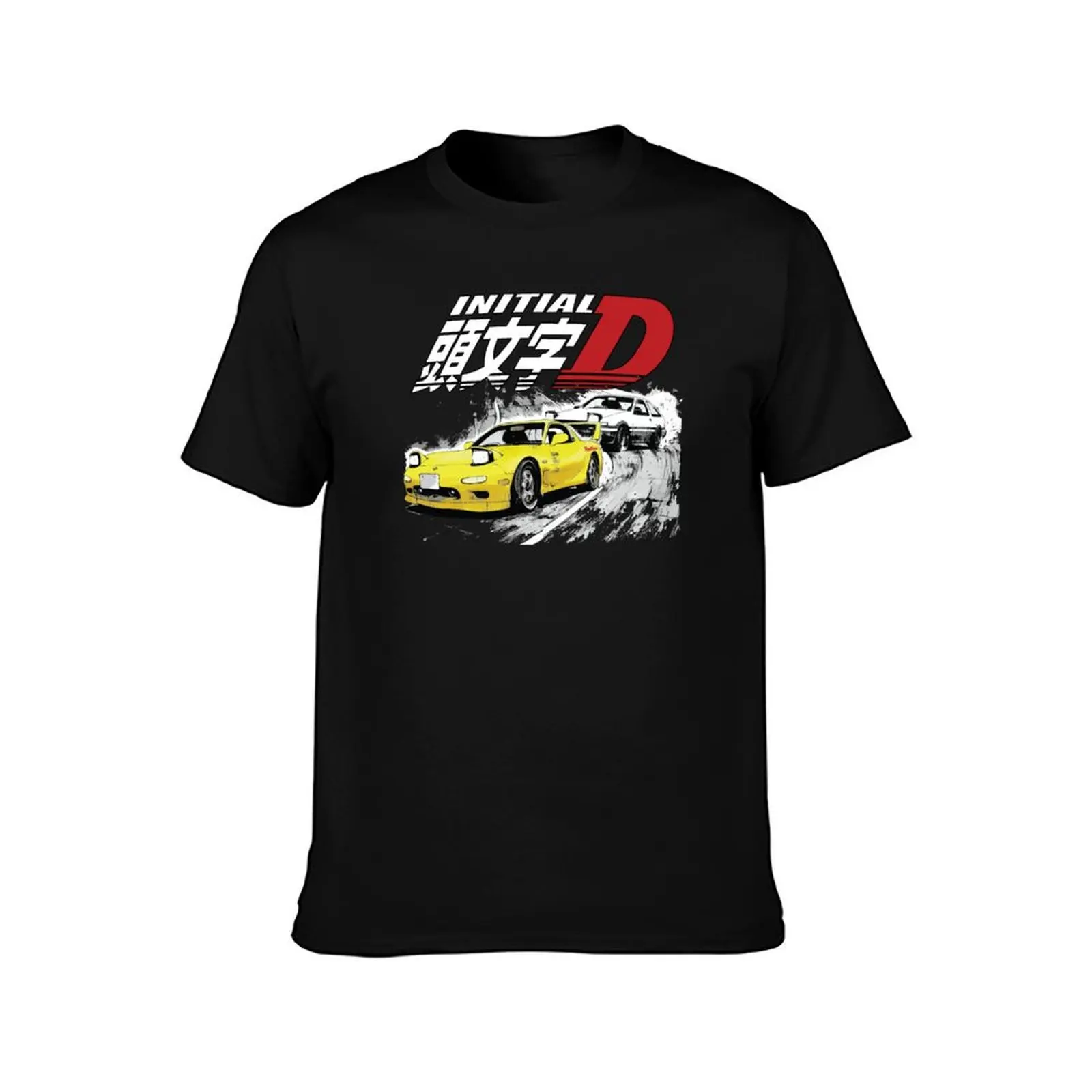 Initial D FD RX7 Stage 1 Drifting - Keisuke Takahashi's RedSuns vs takumi 86 T-Shirt oversized graphic tee mens plain t shirts