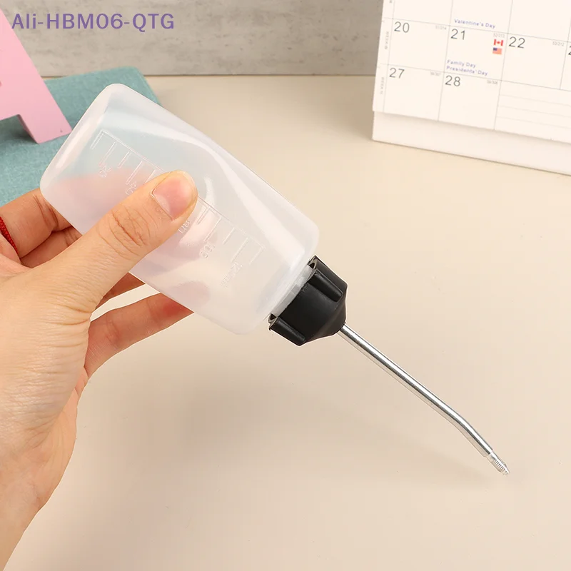 [Nuevo] Botella de aceite para máquina de coser de 120 ml, botella de aceite vacía de plástico transparente con boquilla pulverizadora, aceitera de plástico para lubricantes