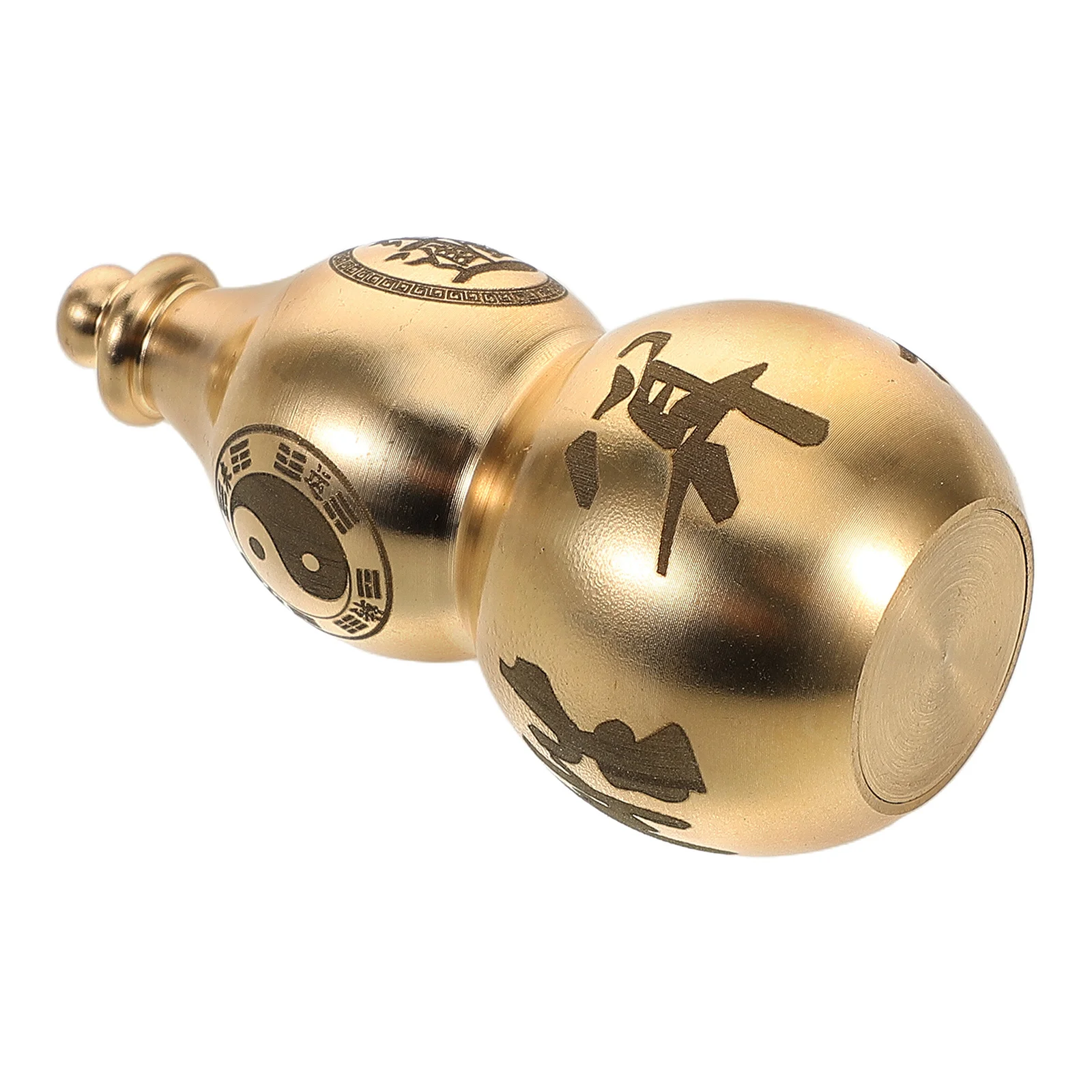 

Brass Gourd Statue Unique Vintage Craft Decorative Tabletop Decor for Home Office Wealth Success Transfer Victory