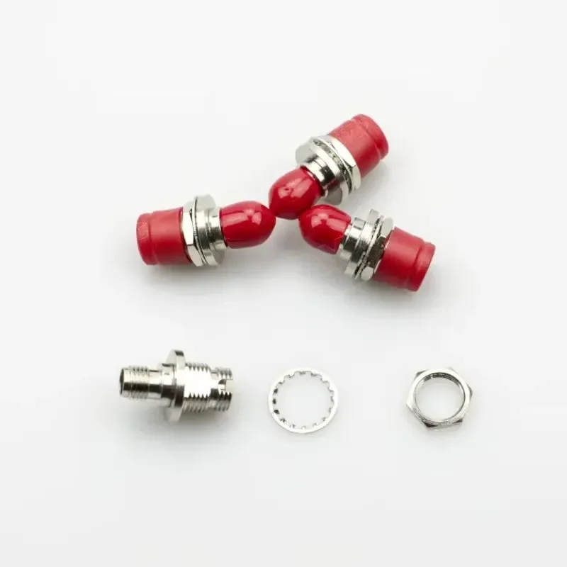 SMA to FC Fiber Optic Adapter Single Mode Coupler Flange Connector for FTTH Network Communication Equipment High Precision
