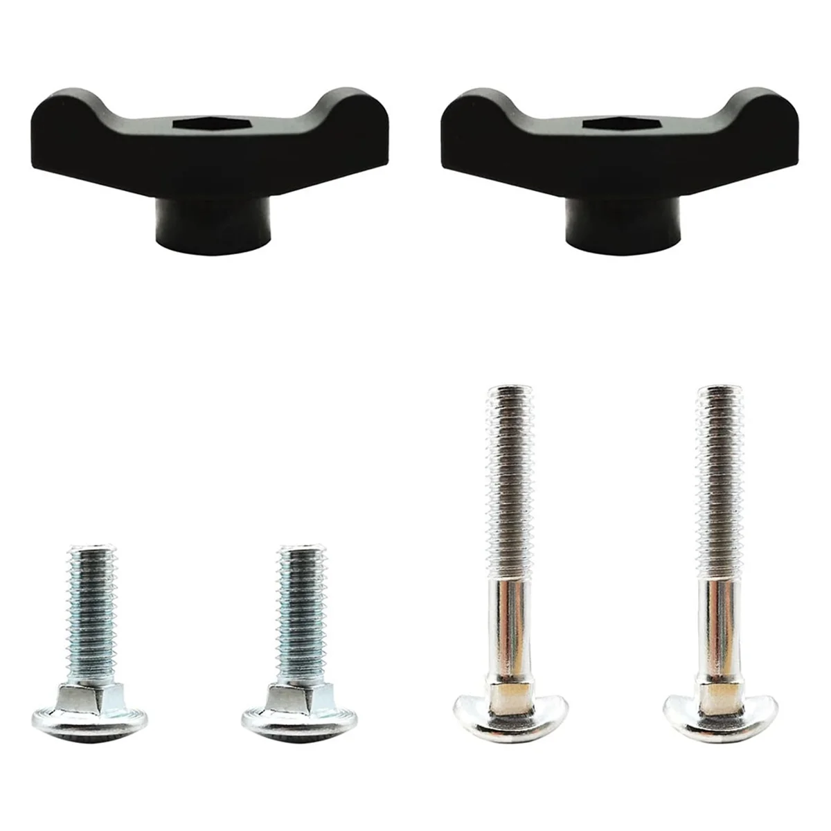 ABTX Replacement Parts Universal Handle Bolts 4 Bolts 2 Handles for Most Lawn Mowers Snow Throwers