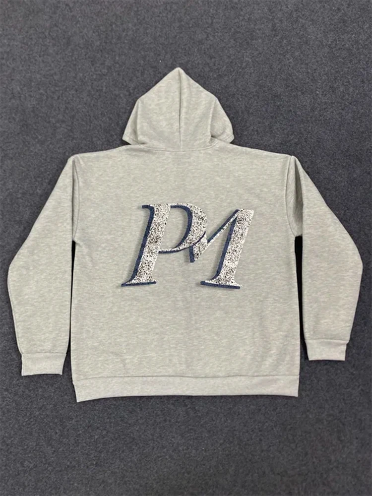 Herbst- und Winterkleidung im amerikanischen Stil, dicke Unisex-einfache, tägliche, vielseitige Kapuzen-Sweatshirtjacke