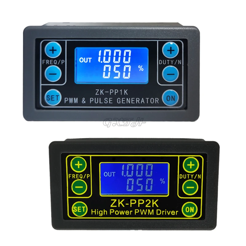 ZK-PP1K PWM Pulse Generator Dual-mode Signal Generator ZK-PP2K PWM Motor Governor Frequency Duty Cycle Adjustable Cycle Delay