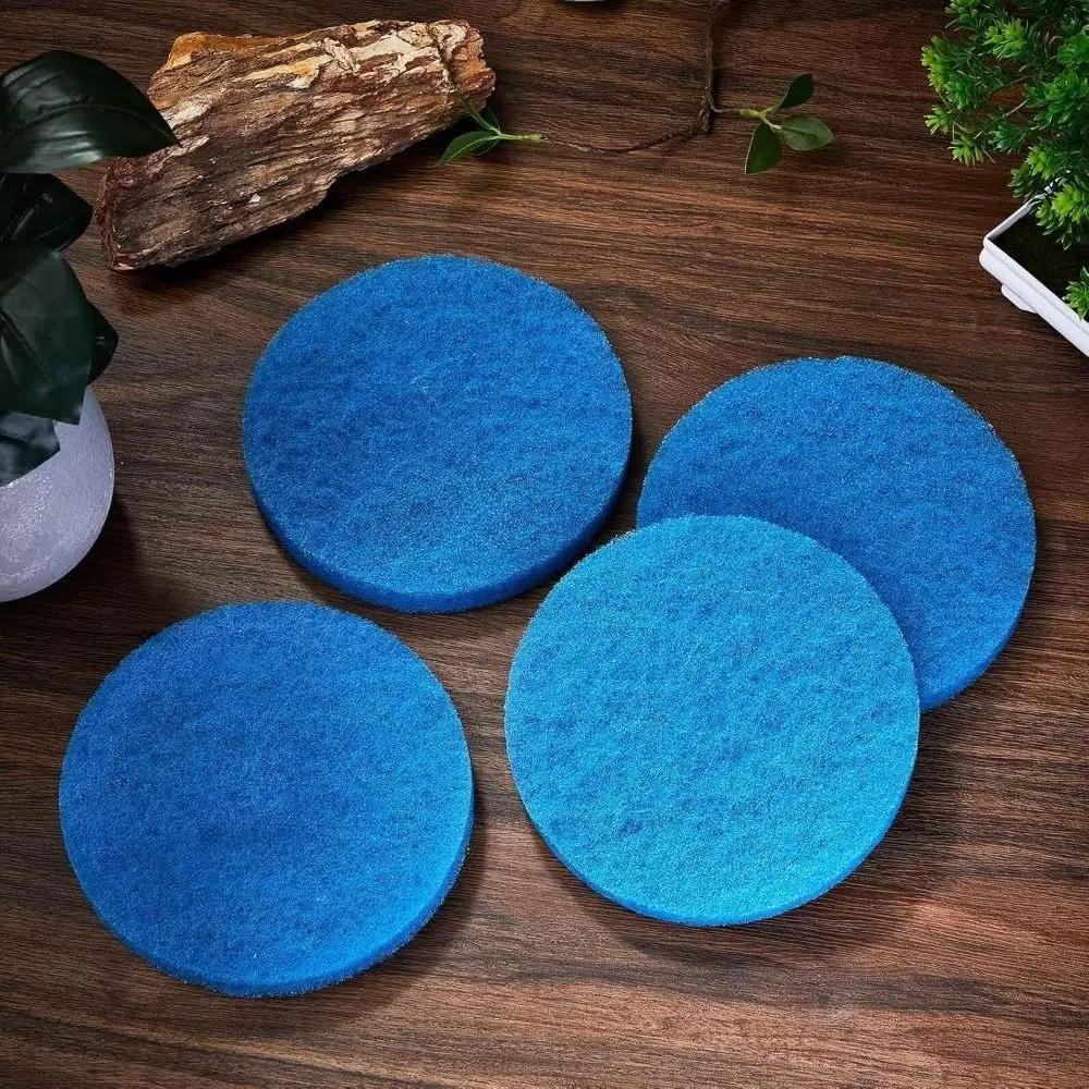 1Pcs High Density Bio Sponge Canister Filter Pad Blue Pre Cut Bio Sponge Filter Pad Dual Filtration Action Open Cell Structure